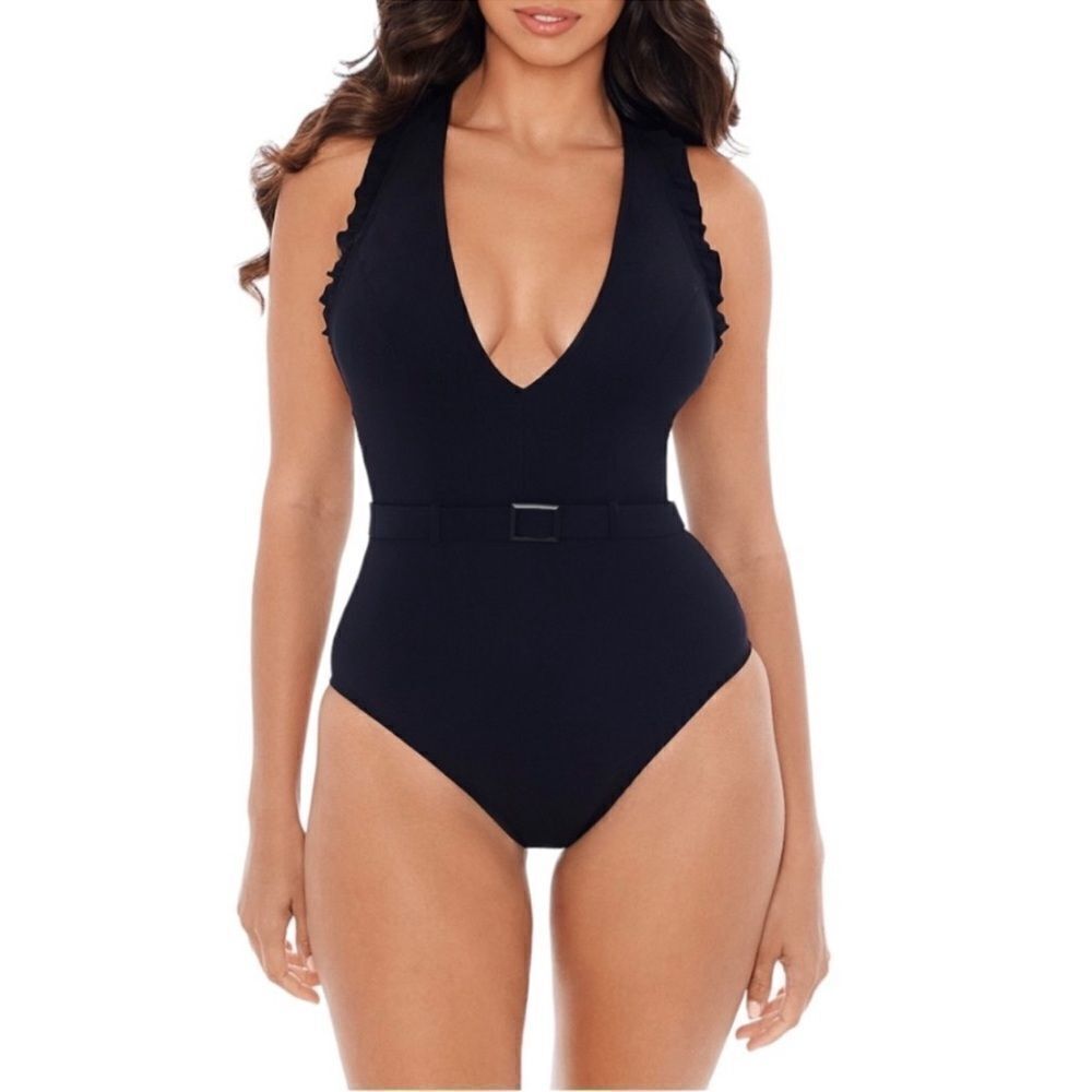 Skinny Dippers Miraclesuit Ruffle Swimsuit